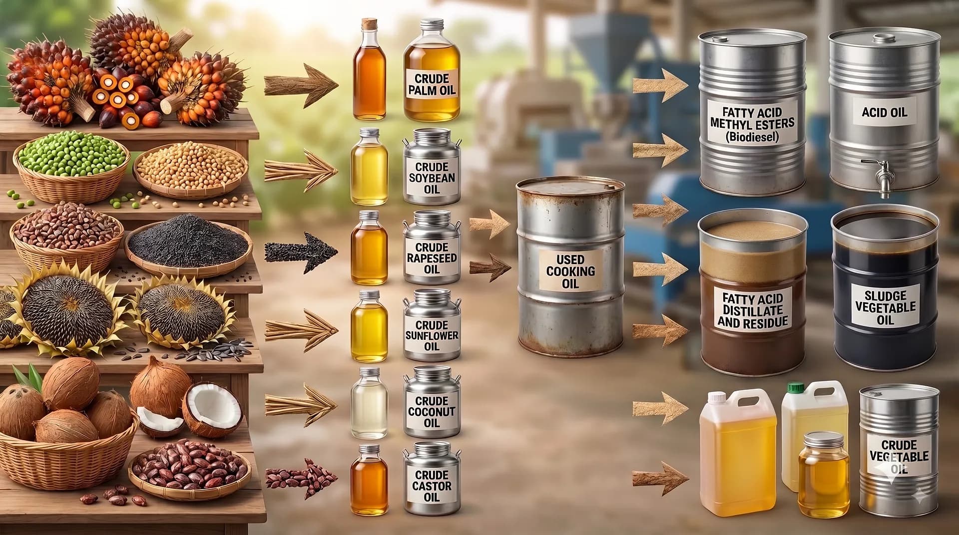 Vegetable Oils & Residuals – Core Feedstocks for Biodiesel Production - Bio Green Fuels