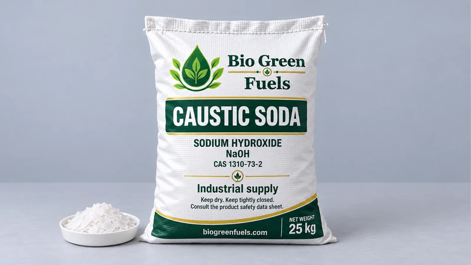 Caustic Soda (NaOH) – Process Chemicals & Catalysts product from Bio Green Fuels